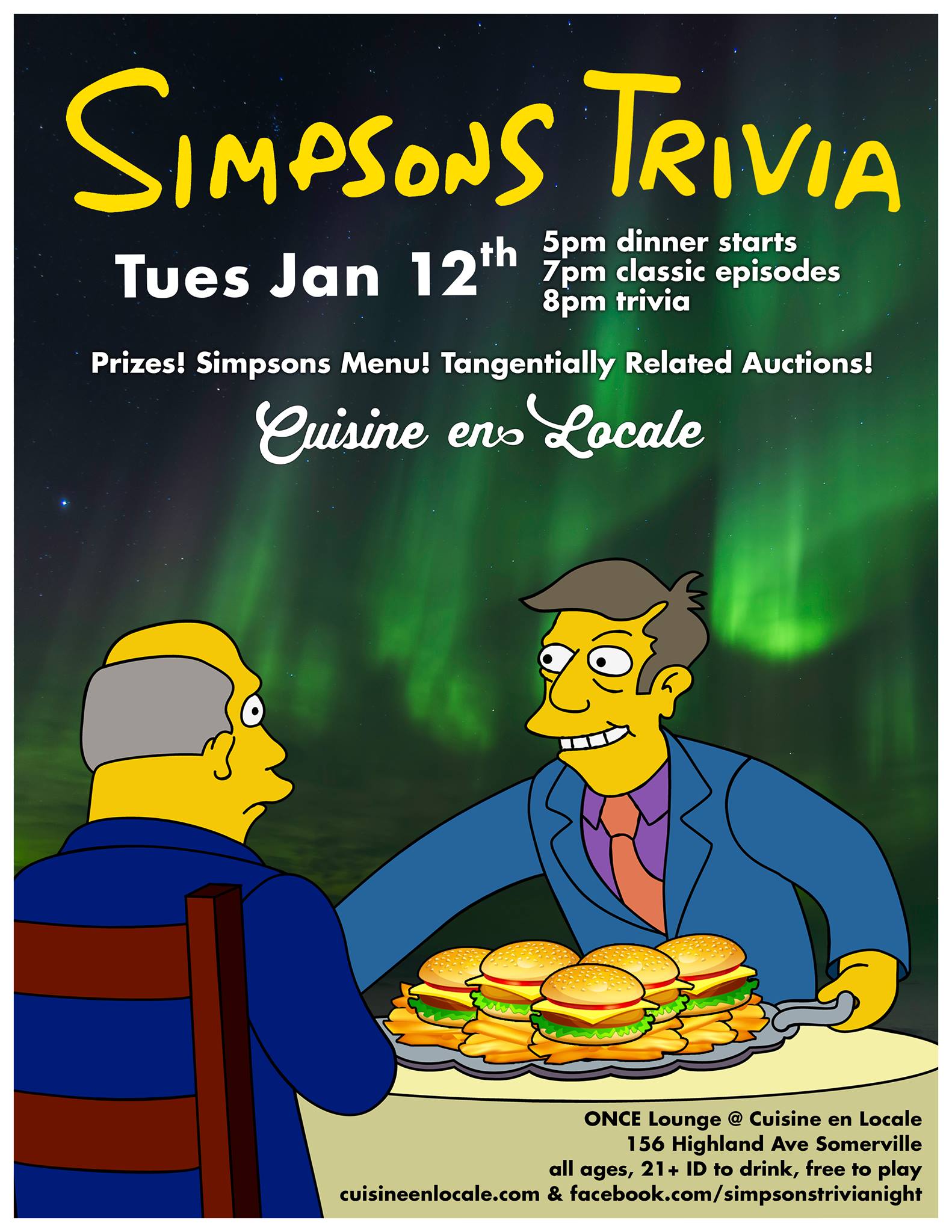 Simpsons Trivia Night 01 12 16 