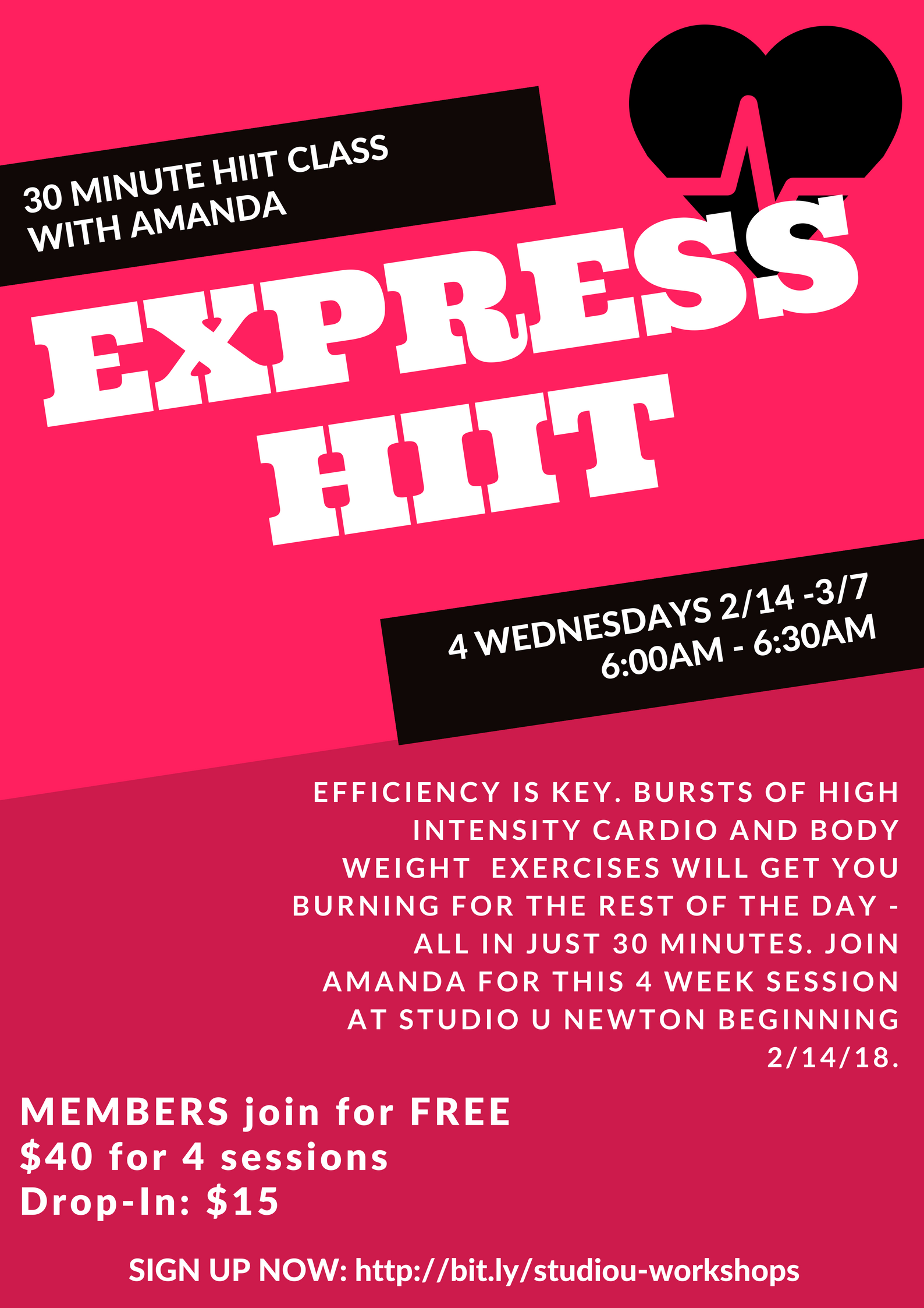 express hiit @ studio u