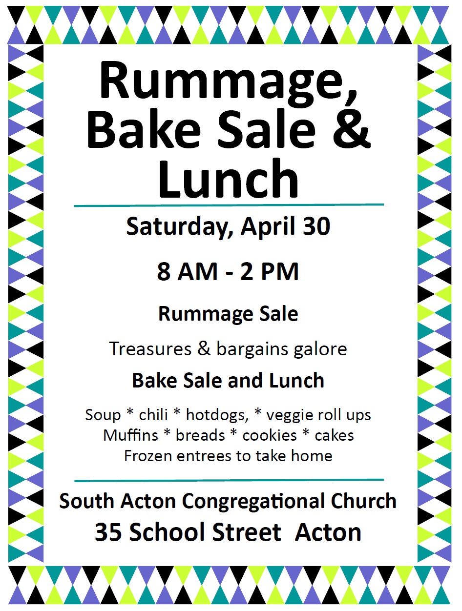 rummage sale flyers