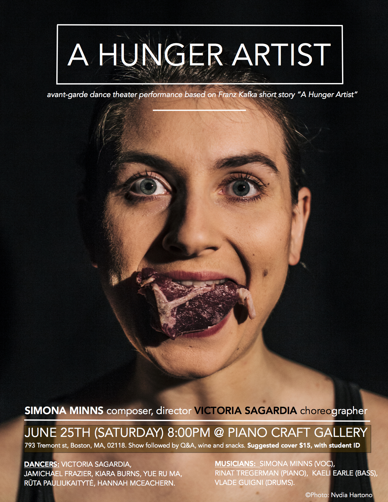 A Hunger Artist: avant-garde dance theater performance [06/25/16] 