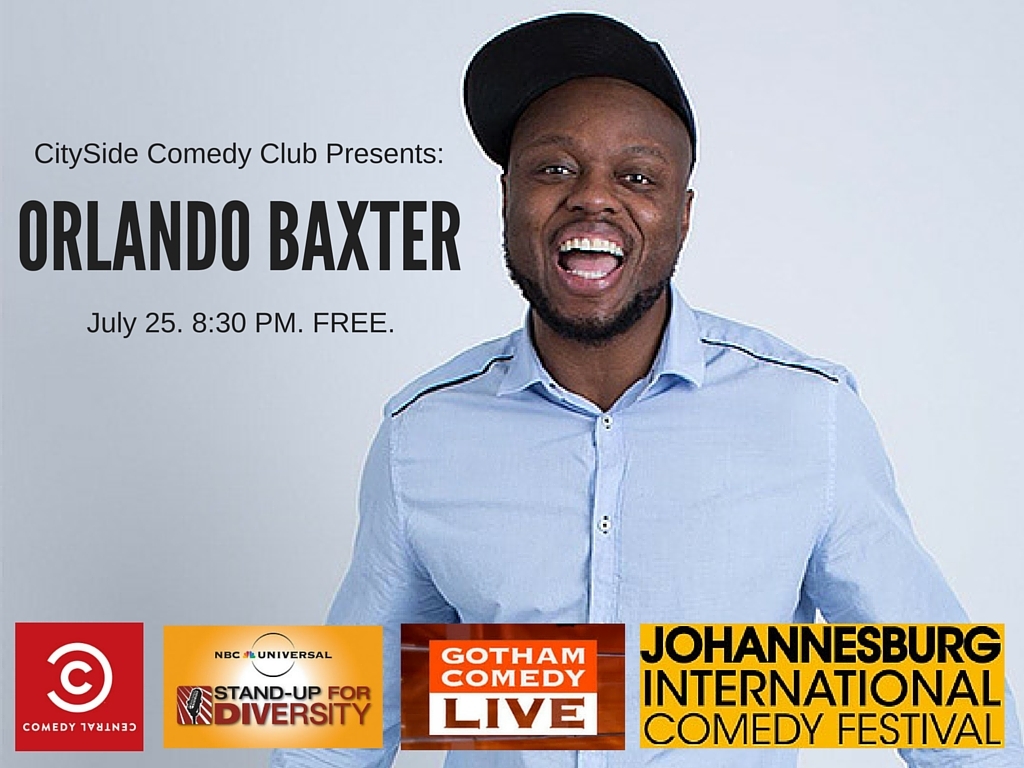 Avoir Images Orlando Baxter Of Comedy Central Gotham Comedy Live And Nbc le plus cool salutations