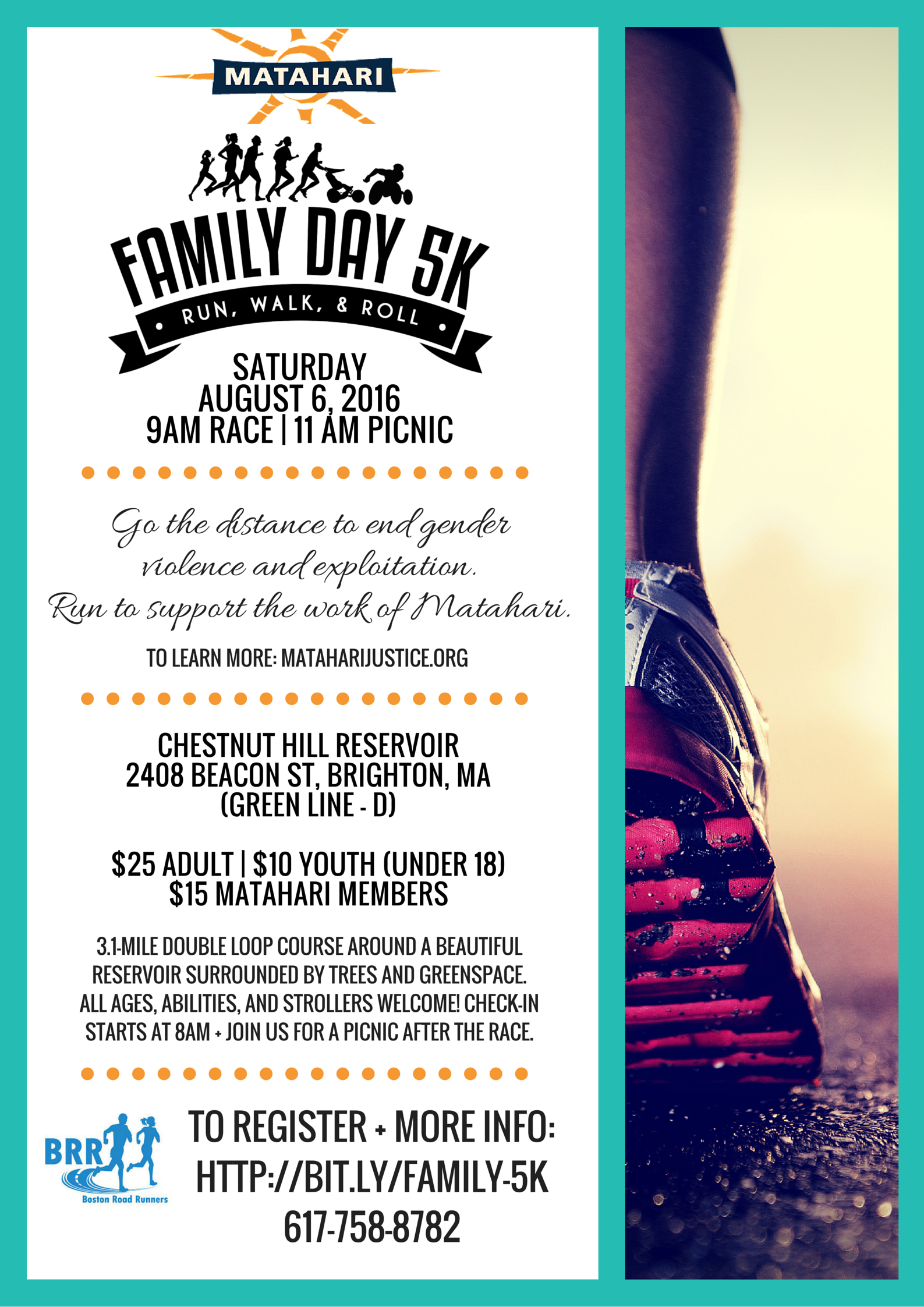 Family Day 5k Race/Walk [08/06/16]