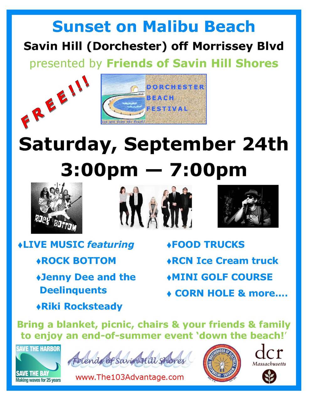 Dorchester Beach Festival Concert Food Trucks 09 24 16