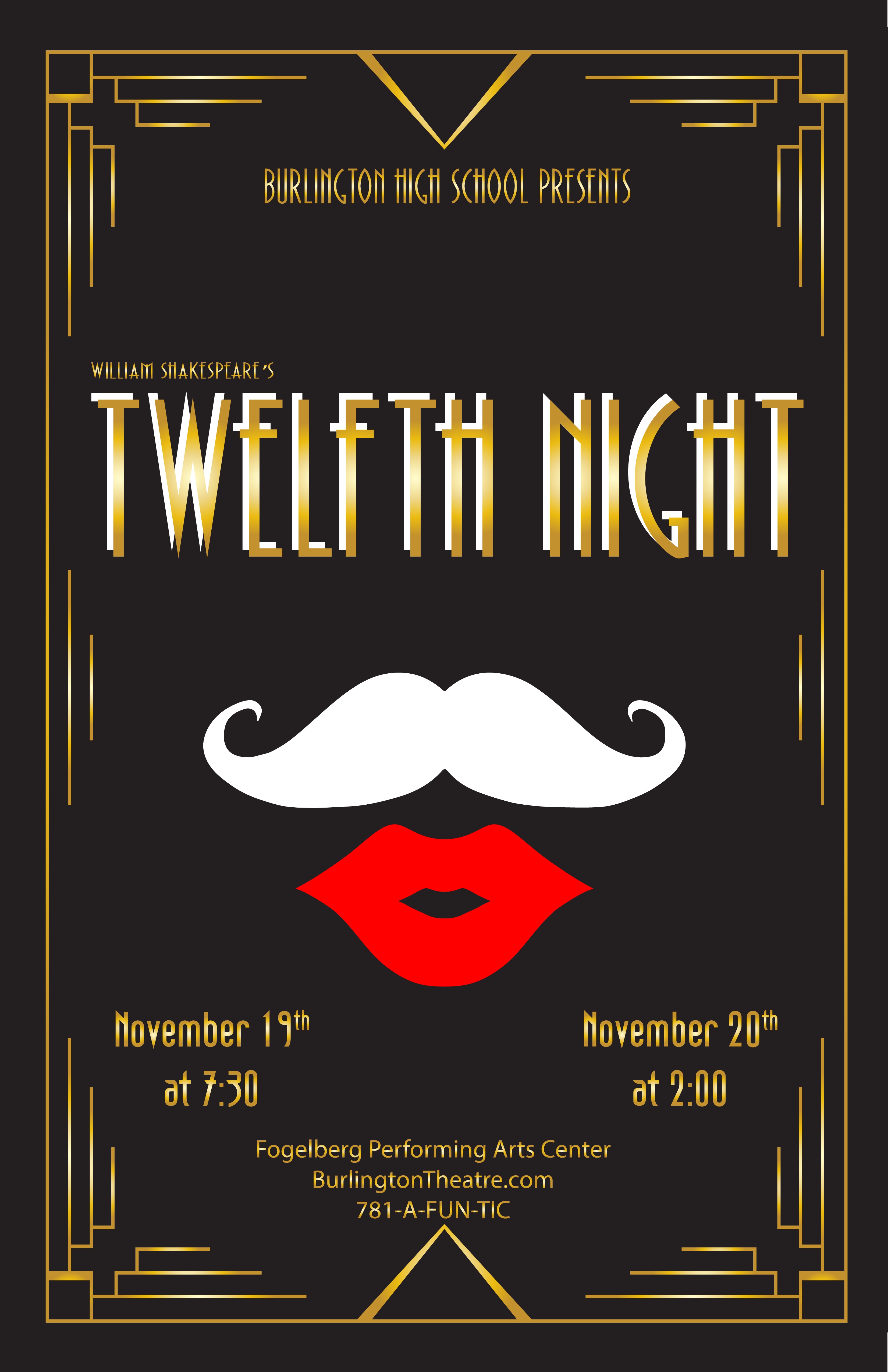 William Shakespeare's "Twelfth Night" [11/19/16]