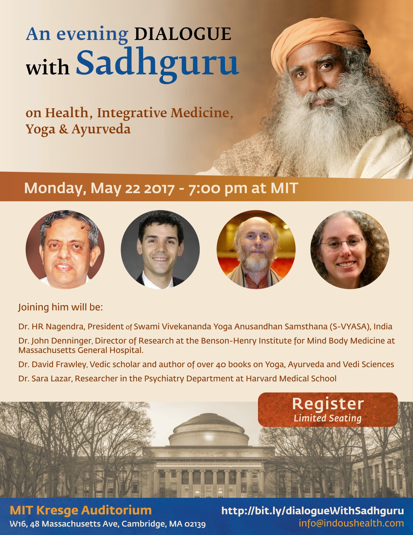 Dialogue with Sadhguru Jaggi Vasudev on Health, Integrative Medicine