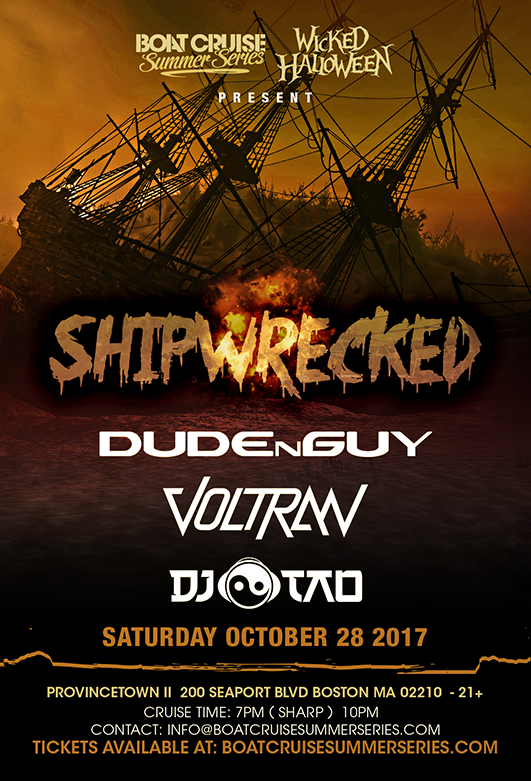 SHIPWRECKED Boston Halloween Cruise [10/28/17]