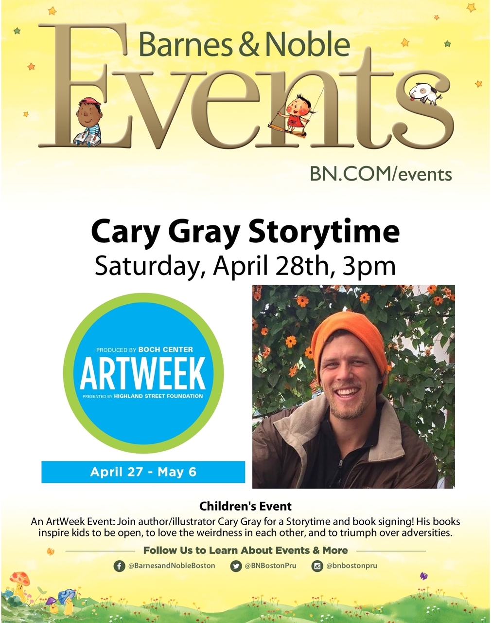 Cary Gray Storytime With Artweek 04 28 18