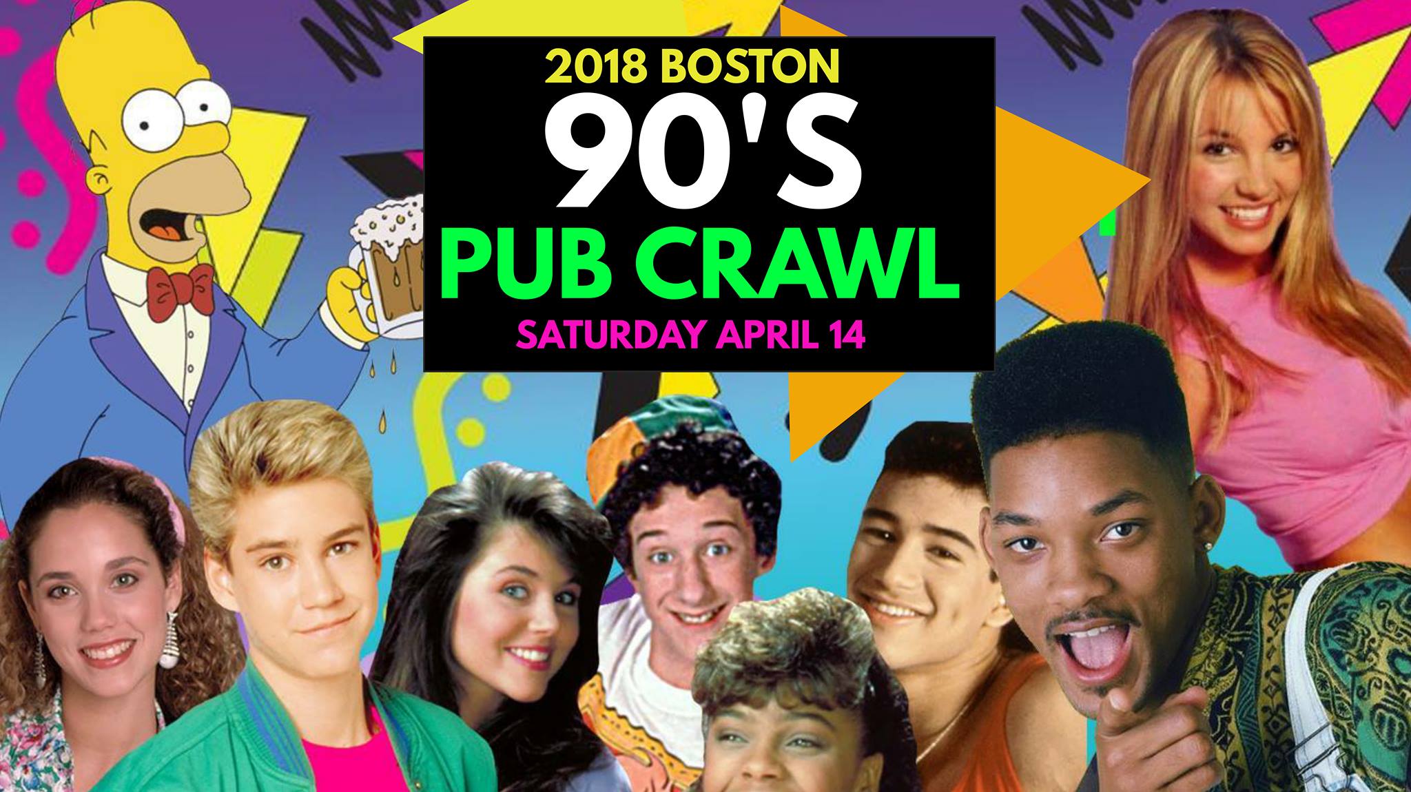 Boston '90s Pub Crawl [04/14/18]