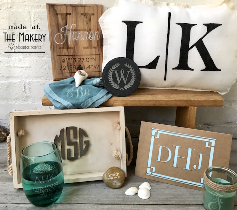 Monogram Monday at The Makery Make your Mark Monogram Workshop 061118