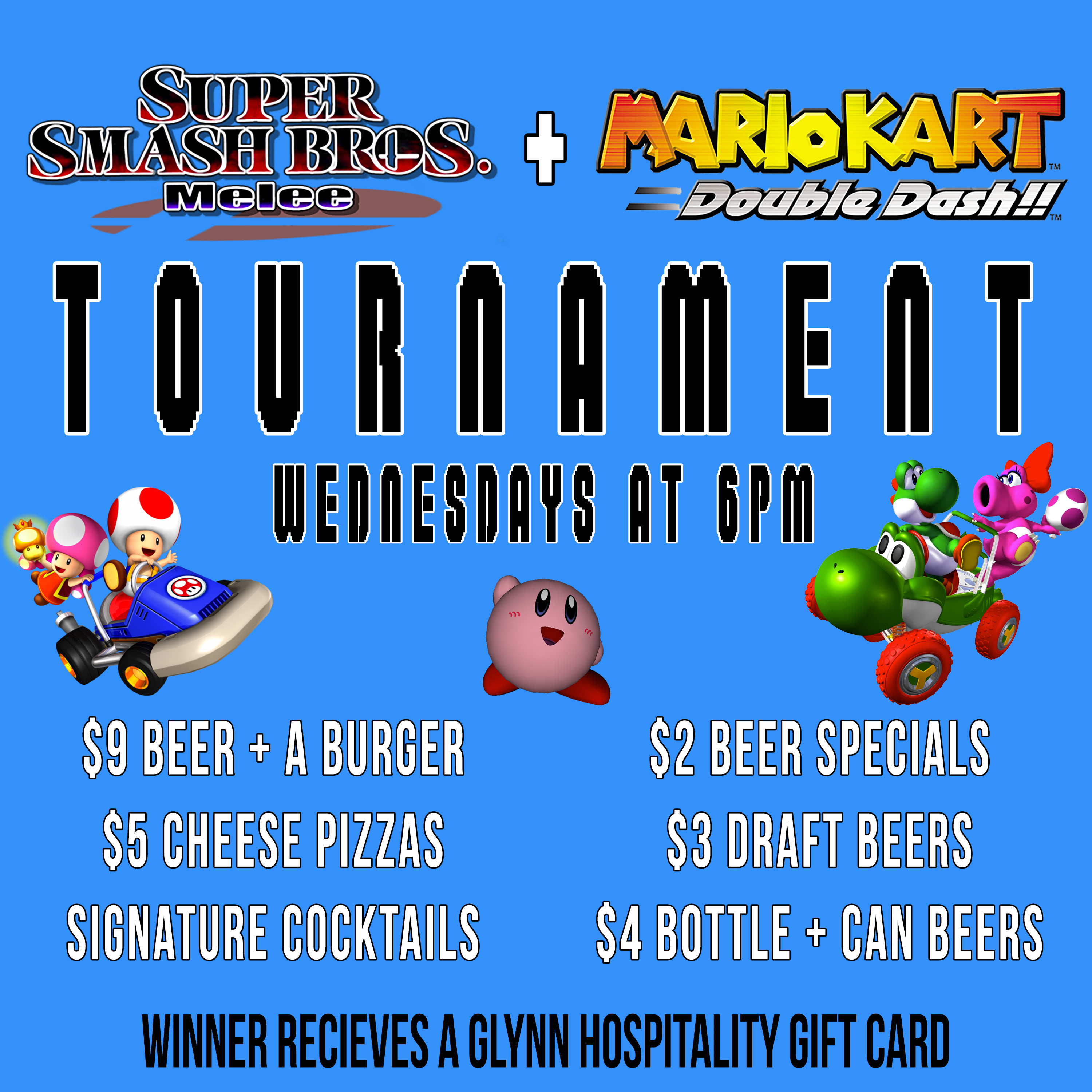 Super Smash Bros. Melee + Mario Kart Double Dash Tournaments [06/13/18]