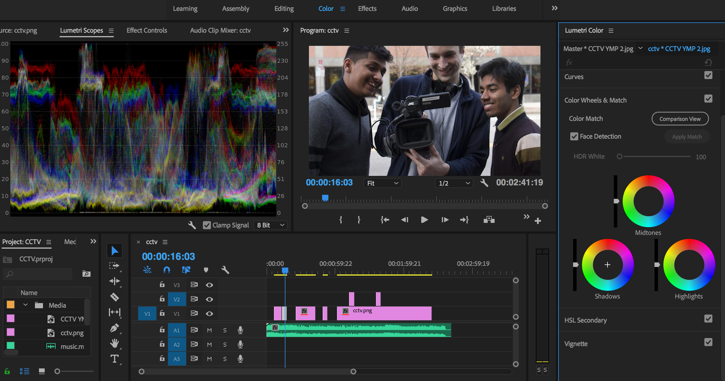 Color Correcting with Adobe Premiere Pro [08/22/18]