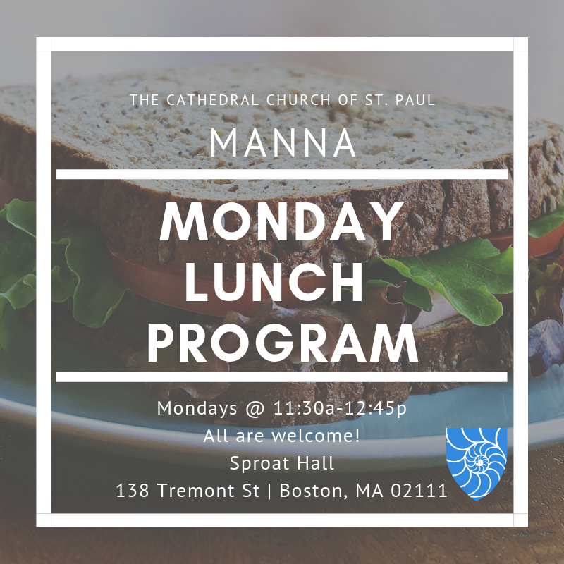 MANNA Monday Lunch Program