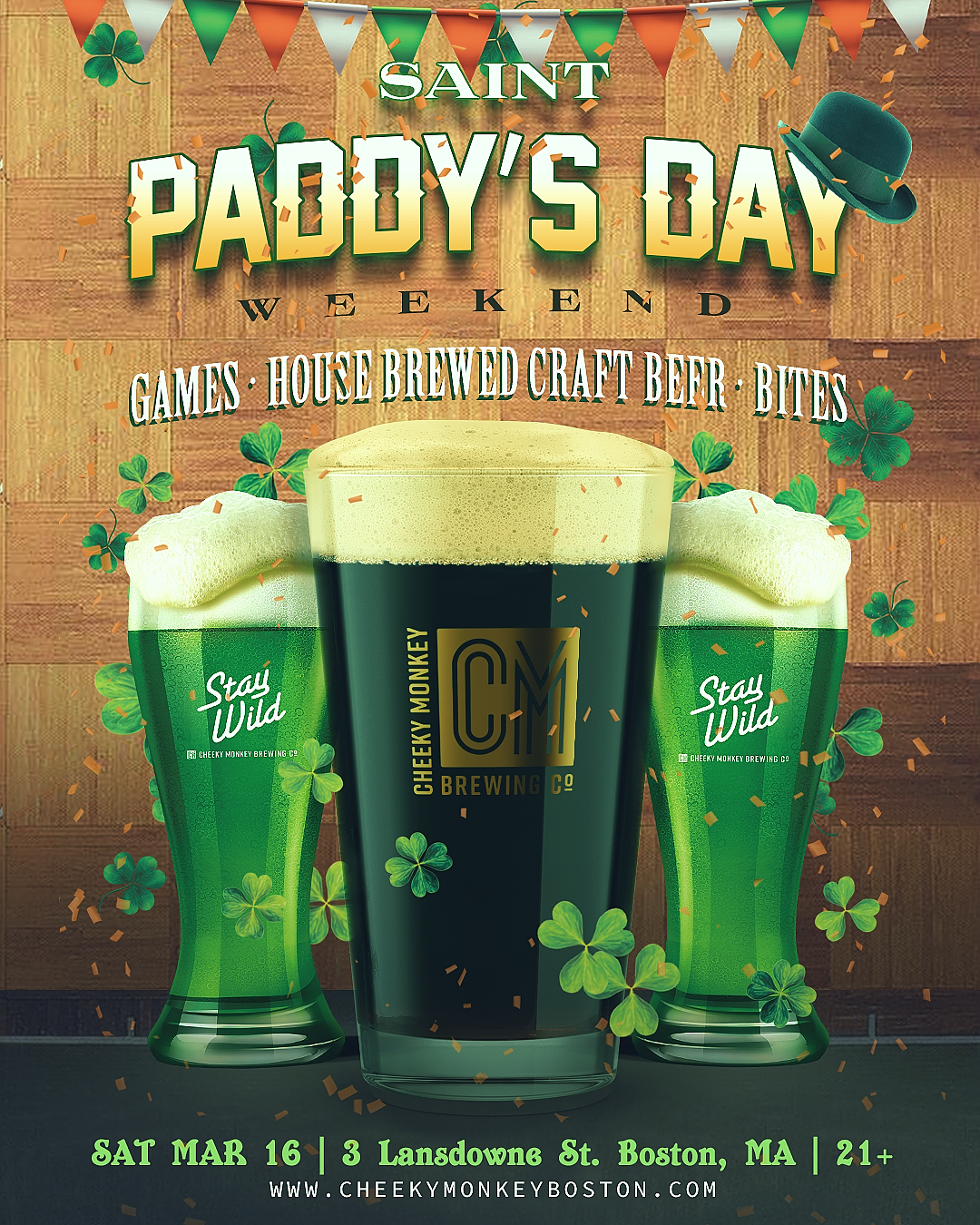 St Paddy S Day At Cheeky Monkey Brewing Co 03 16 19