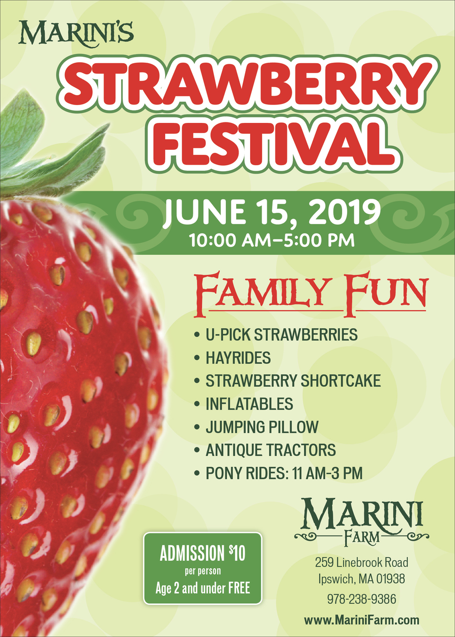 Strawberry Festival At Marini Farm Ipswich Ma 06 15 19 Strawberry Festival 2022 Topsfield Ma