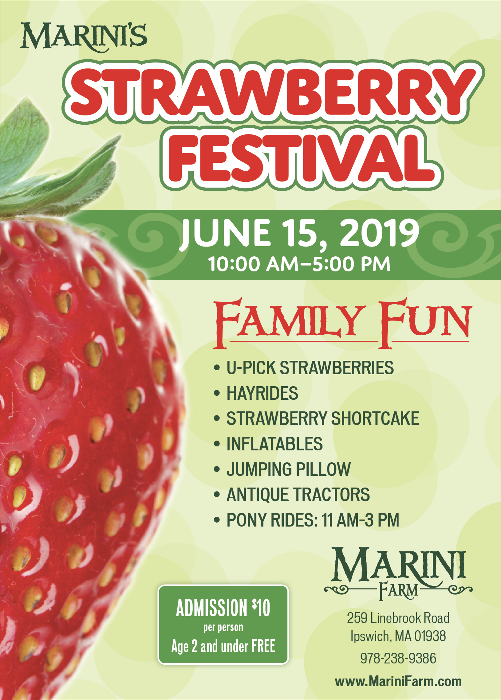 Strawberry Festival at Marini Farm, Ipswich MA [06/15/19]