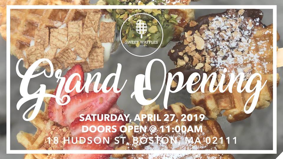 Sweet Waffles + Boba Grand Opening [04/27/19]