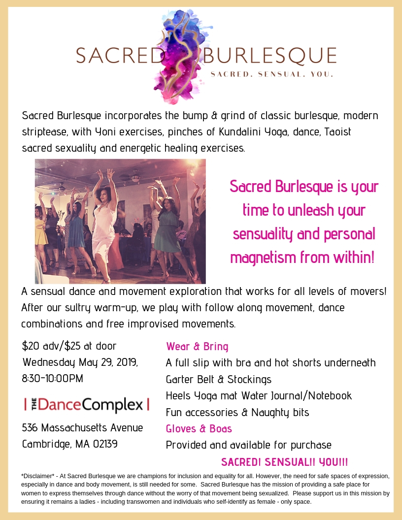Sacred Burlesque Salon with Chicava Honeychild [05/29/19]