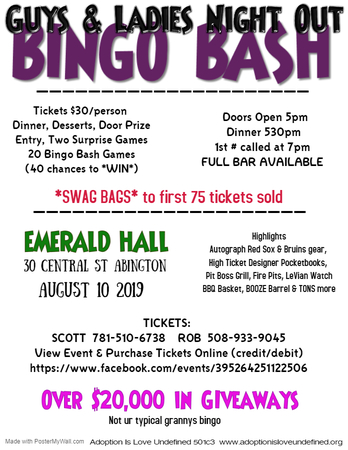 Unisex Bingo Bash Charity Dinner Funraiser For Over 18 000 In