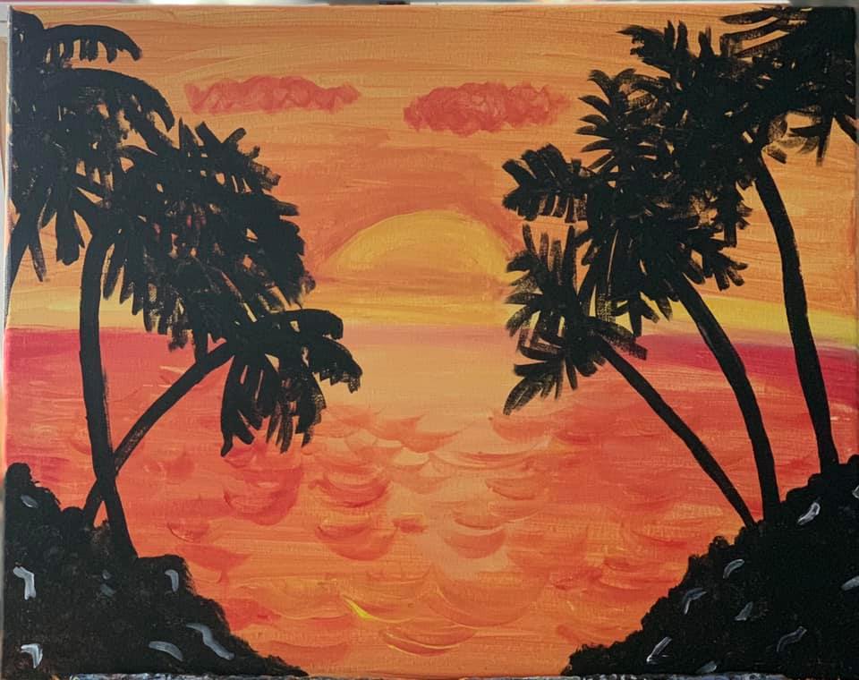 Tropical Paint Night home.stead cafe [08/09/19]