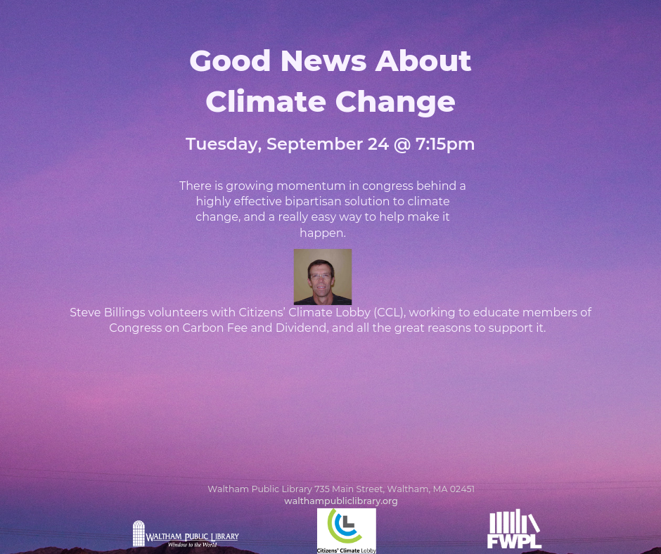 Good News About Climate Change! [09/24/19]