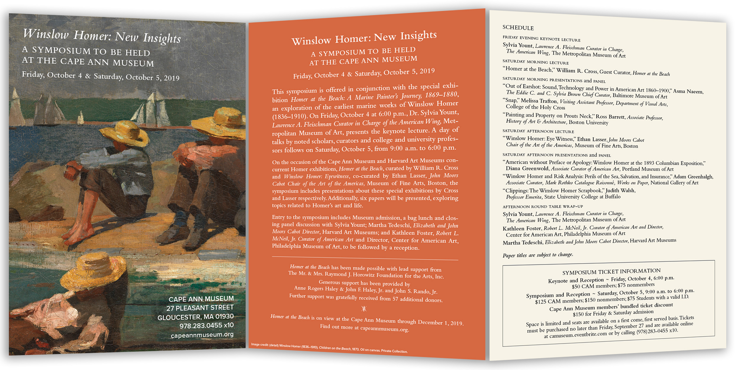 Winslow Homer New Insights Keynote Lecture [10/04/19]
