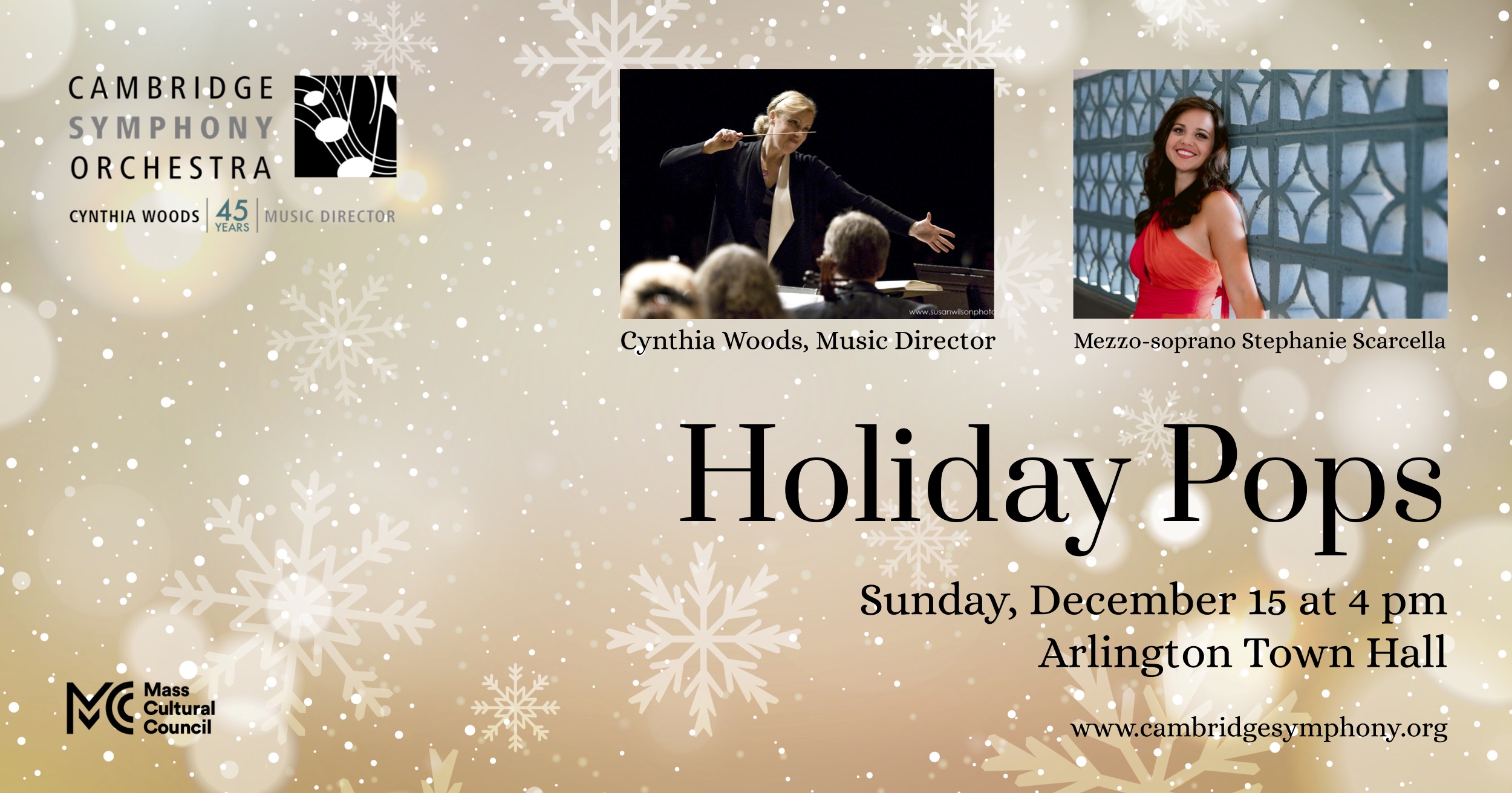 Cambridge Symphony Orchestra Holiday Pops [12/15/19]