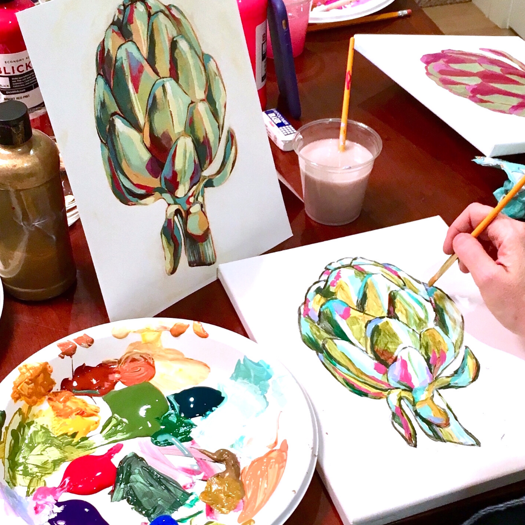 Paint Night at Boston Public Market with Laurel Greenfield 03/15/20