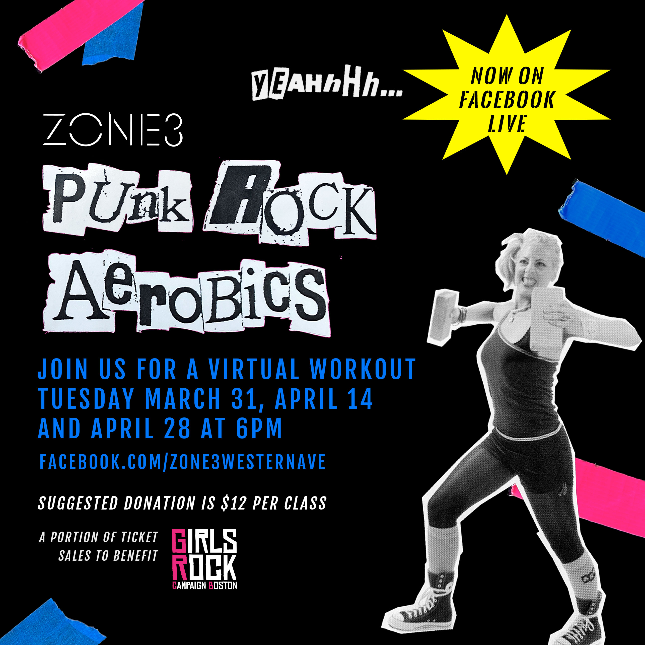 March aerobics clearance