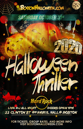 boston halloween 2020 6th Annual Hard Rock Boston Halloween Thriller Party October 31 2020 10 31 20 boston halloween 2020
