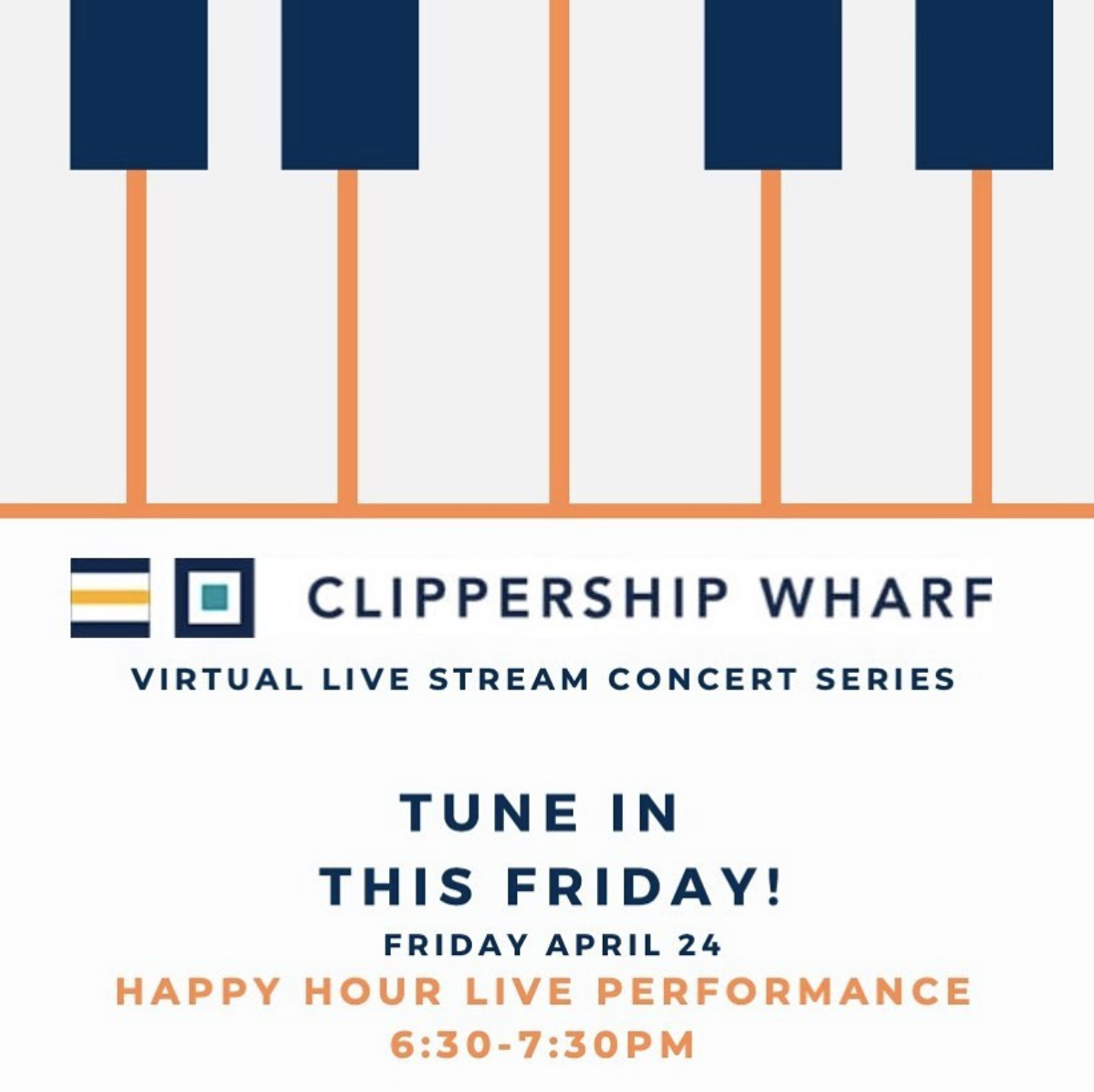 Clippership Wharf Virtual Live Stream Concert Series [05/08/20]