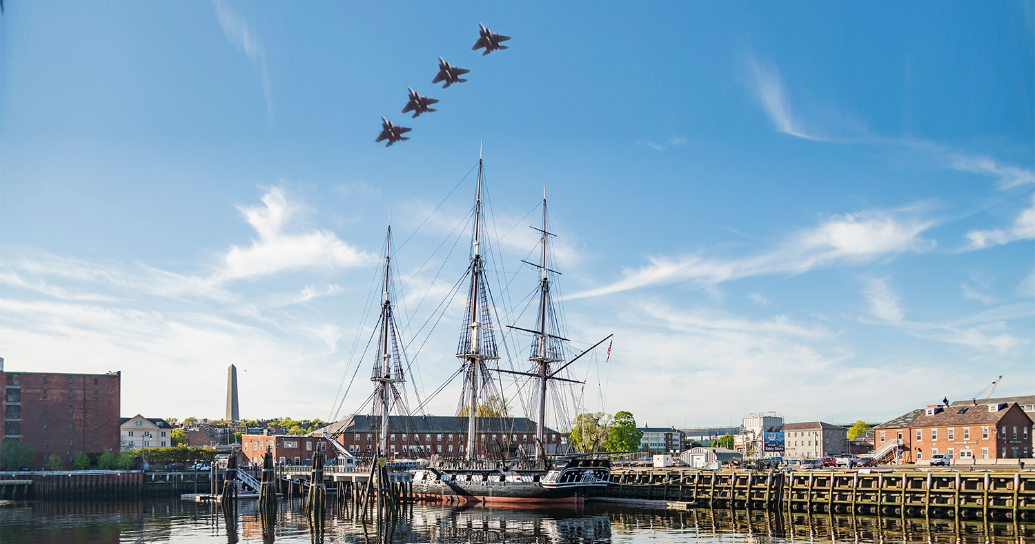 July 4th Boston Flyover DOD Support to Salute to America 2020 [07/04/20]