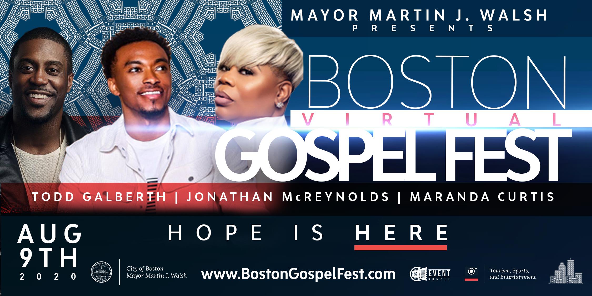 Virtual Boston Gospel Fest [08/09/20]