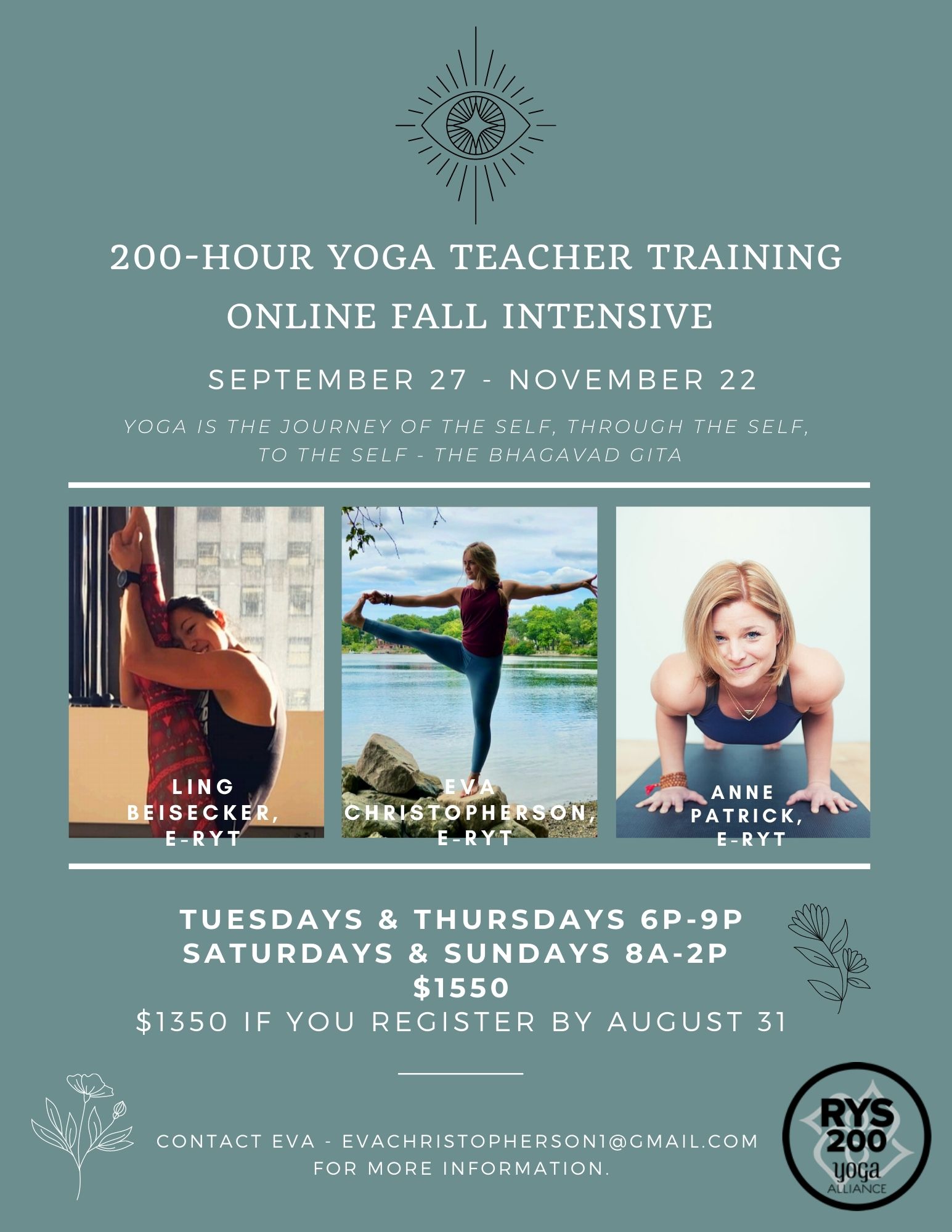 FREE Yoga Class and Q&A for 200-Hour Online Yoga Teacher Training ...
