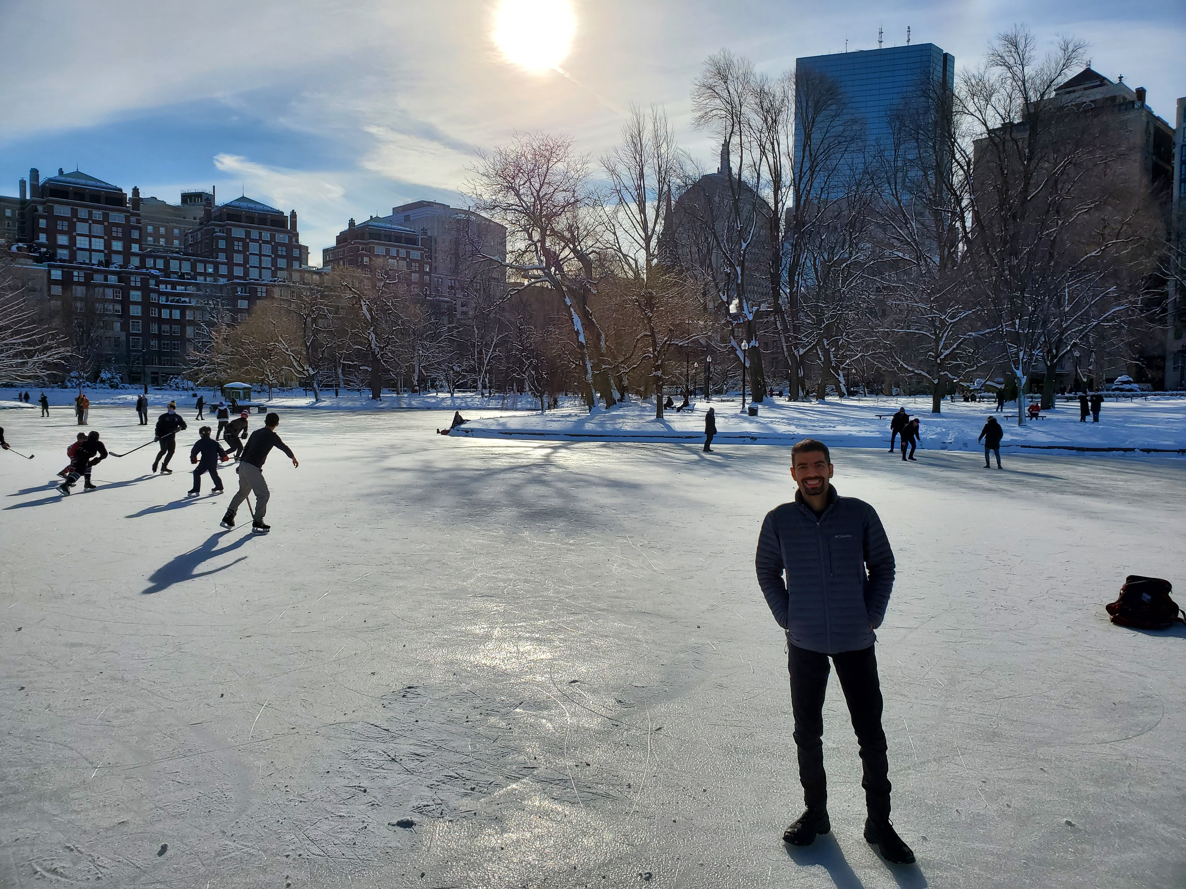 Boston Garden Ice by T Kolendera