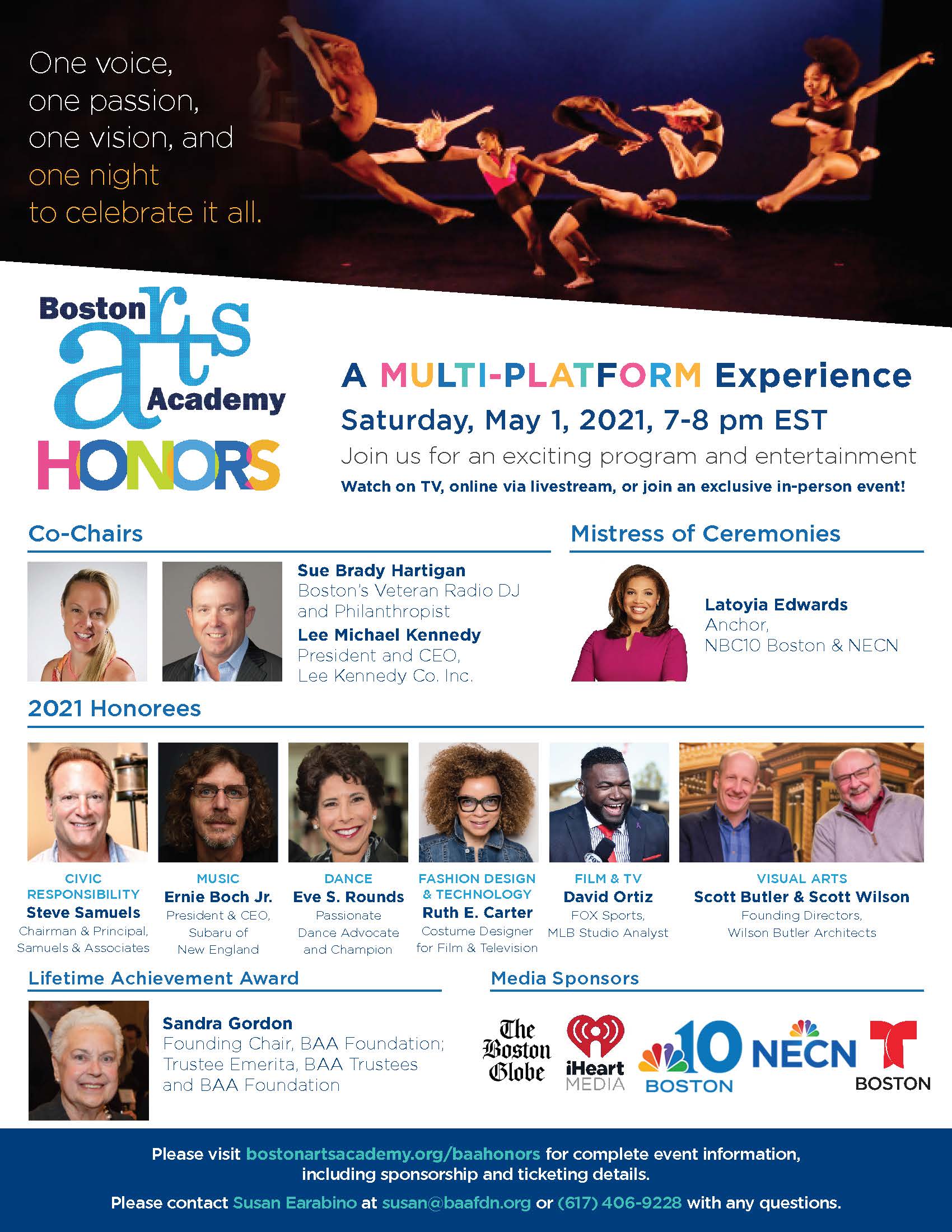 BAA Honors 2021 hosted by Boston Arts Academy Foundation [05/01/21]