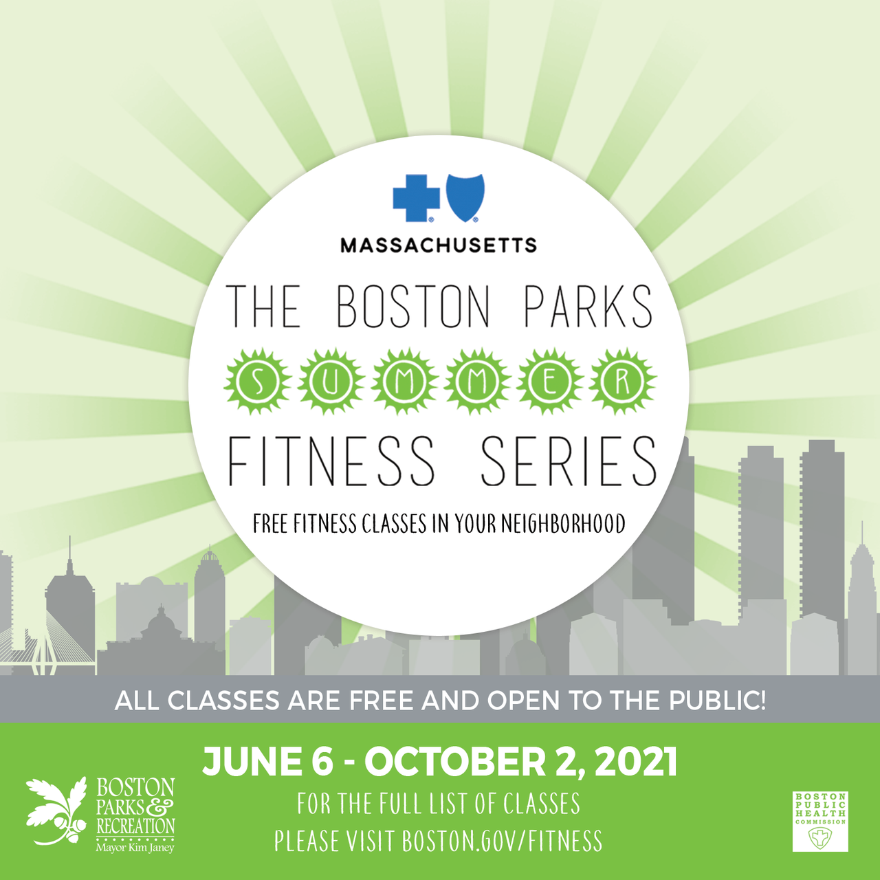 City of Boston Kicks off free Summer Fitness Series