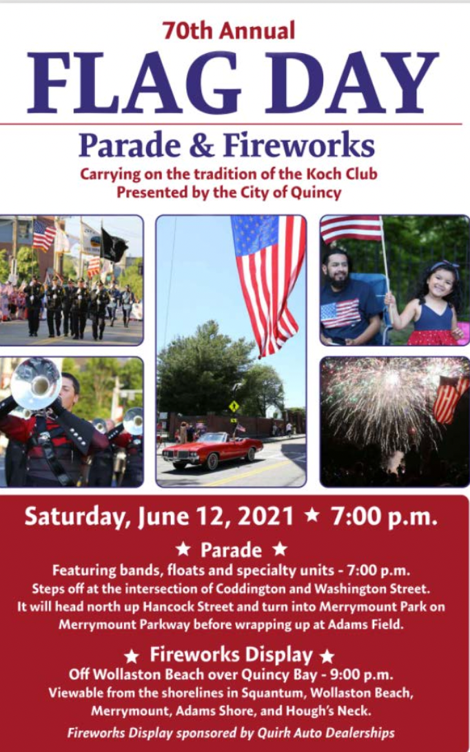 70th Annual City of Quincy Flag Day Parade [06/12/21]