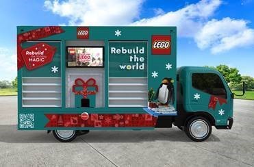 Lego holiday top truck